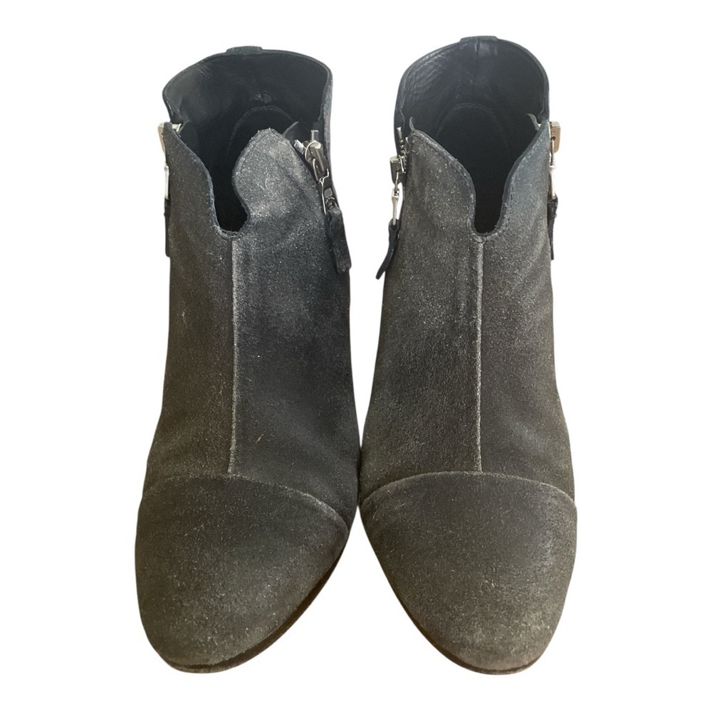 rag & bone Margot Suede Boot. Black/Champagne
